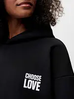 hoodie with logo on back